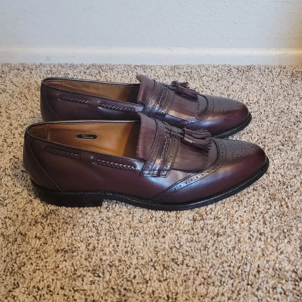 Men's Allen Edmonds Bradenton 10.5 D Tassel Kiltie Loafers